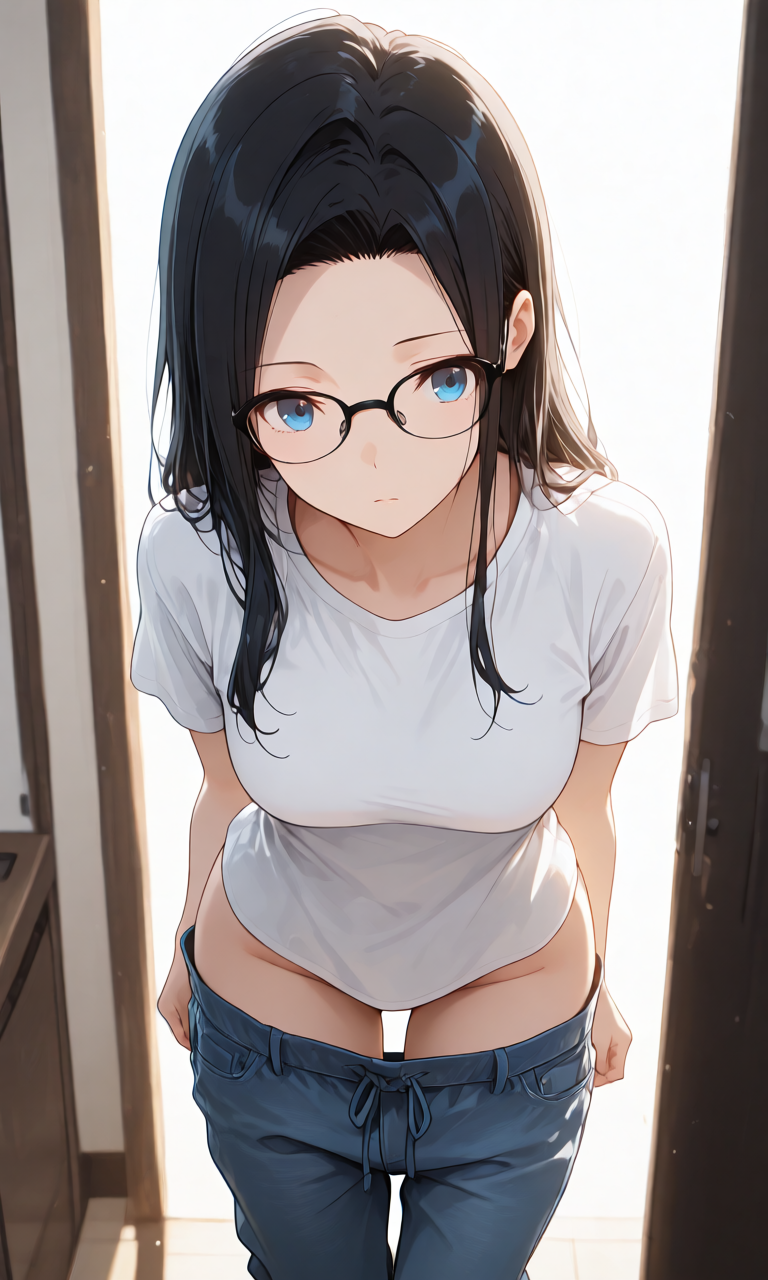 パンツを脱ぐプロンプト生成例