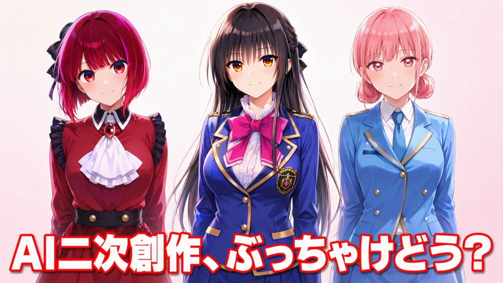 AI二次創作、ぶっちゃけどう？